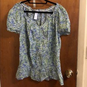 Liz & Co. Short Sleeve Top